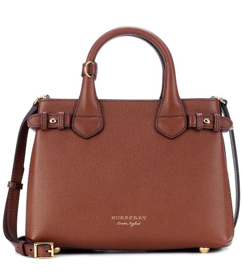 burberry the baby banner leather shoulder bag|mini burberry handbags canvas.